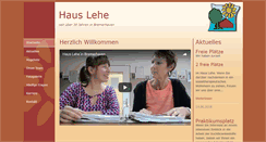 Desktop Screenshot of haus-lehe.de